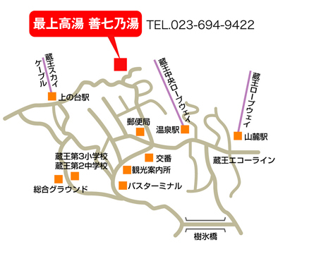 太平ホテルまでの地図